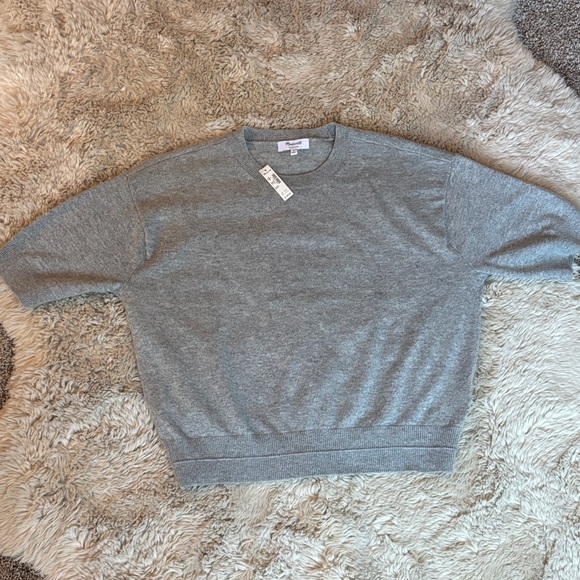 Madewell Relaxed Sweater Tee Cashmere - Picture 2 of 7